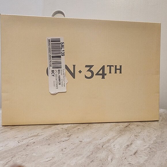 On 34th Womens Elayne Cutout Pumps Black Smooth 6.5M - A010 - Picture 11 of 11